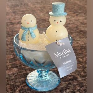 NEW Martha Stewart Snowman Candle ⛄️